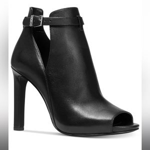 Michael Kors Women's Lawson High-Heel Buckled Open Toe Shooties